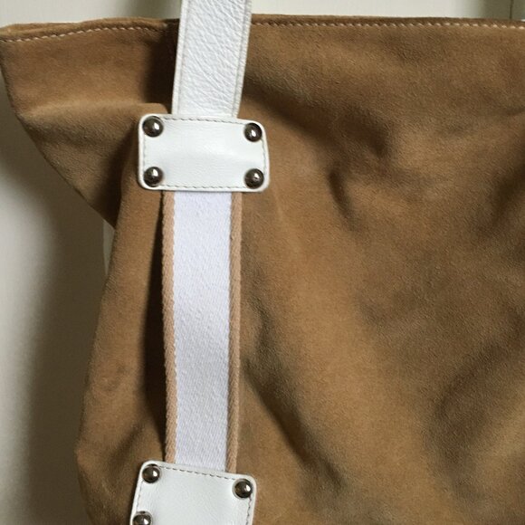 Innue Two Tone Italian Leather and Suede Bag - Picture 3 of 16